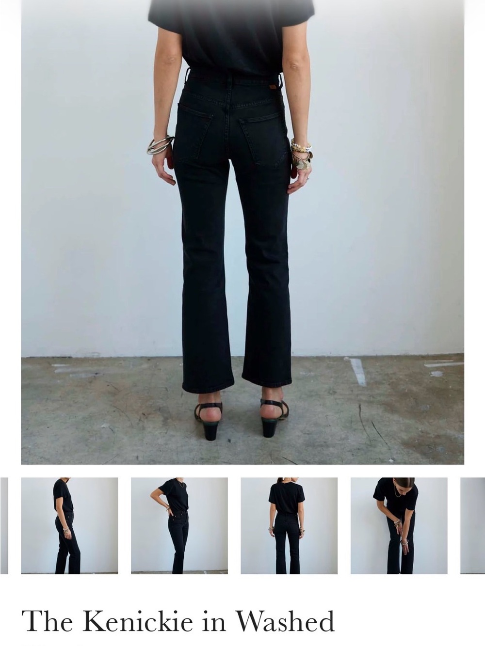 Jamie Haller The Kenickie Washed Black sz 30 - Picture 5 of 5
